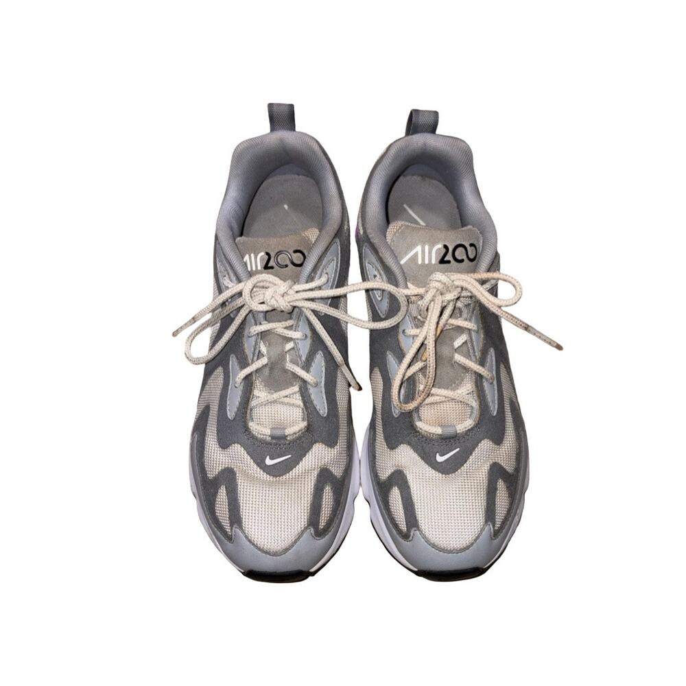 Nike Air Max 200 'Pure Platinum Volt' Gray Pink Sneakers Size: US 9 Women's